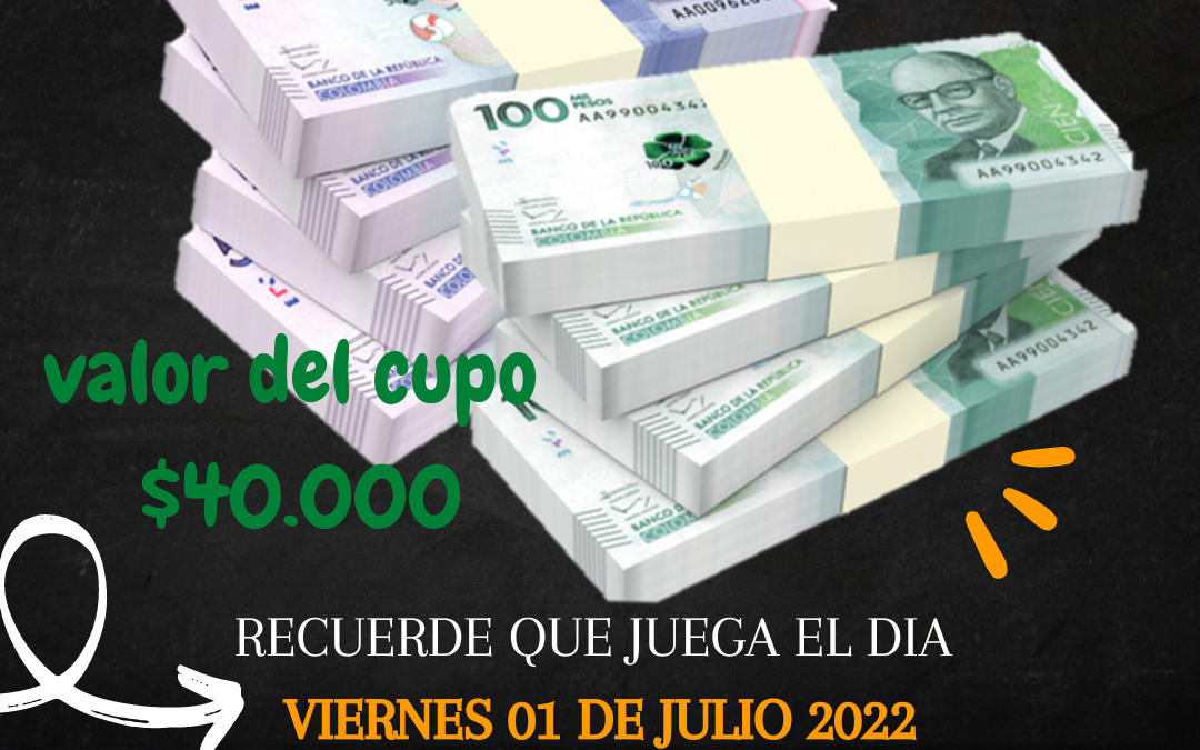 ÚLTIMOS PUESTOS PARA GRAN OPORTUNIDAD RIFA DE $20.000.000 1 DE JULIO DEL 2022