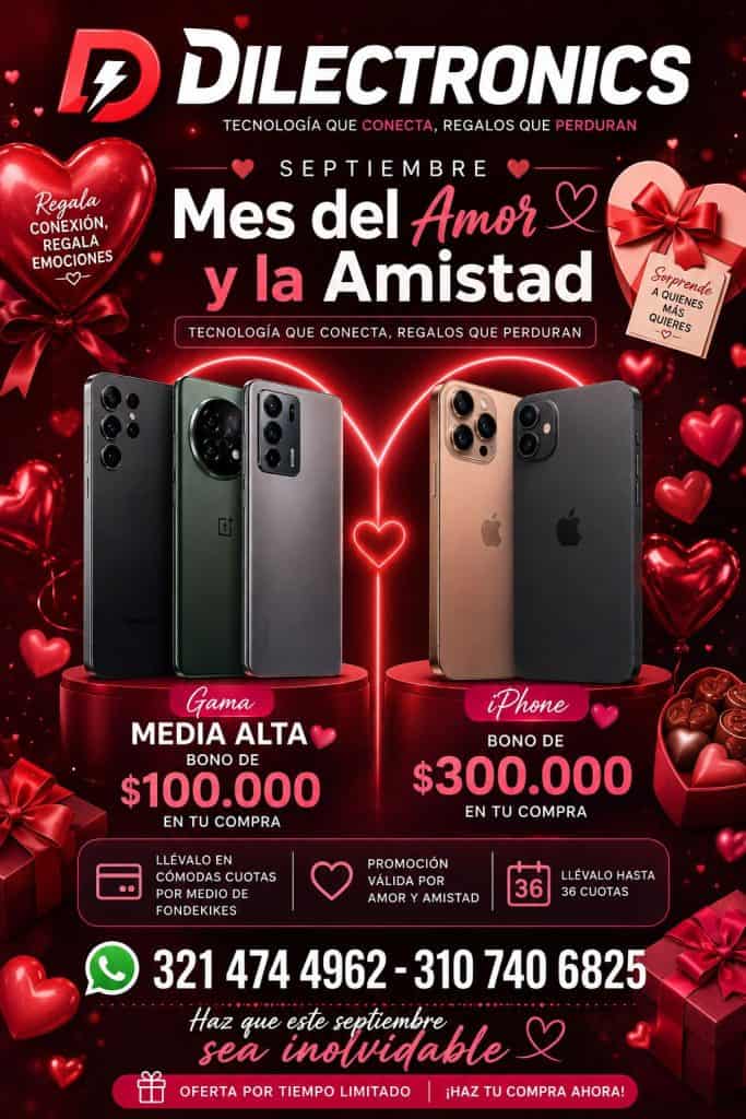 Promoción de teléfonos iPhone y Samsung con descuentos en Fondekikes.